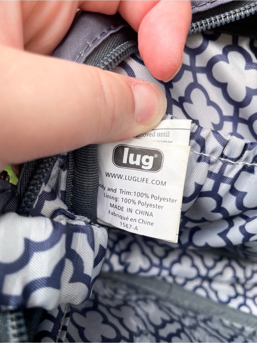 Lug Carousel Quilted Purple Butterfly Shoulder/Crossbody Bag - Some Callouts - Picture 7 of 13